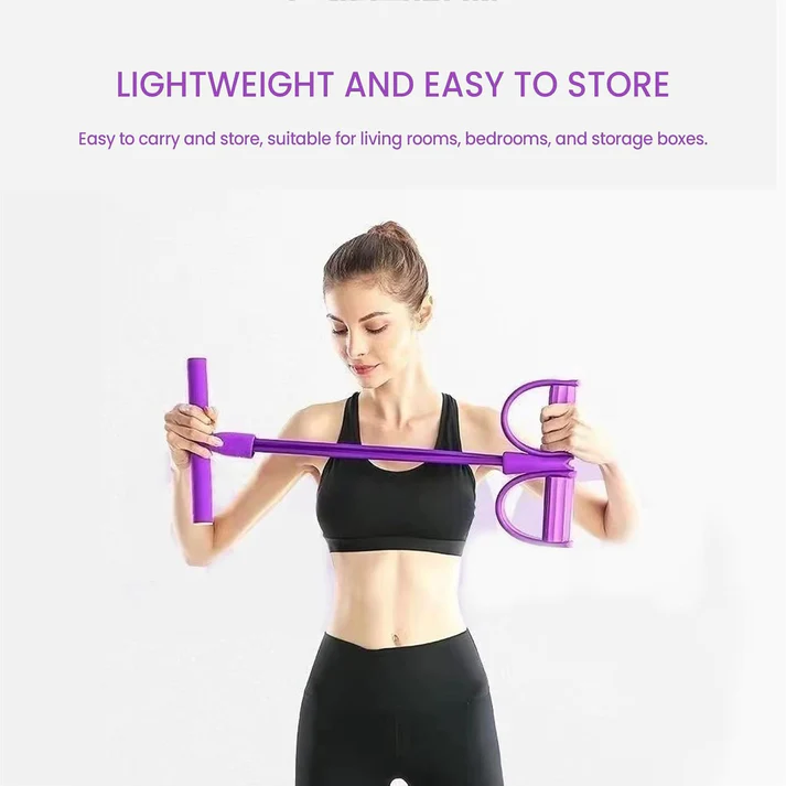 💪2026 latest 8-Tube Pedal Resistance Device - Detachable And Adjustable Pedal Resistance Device